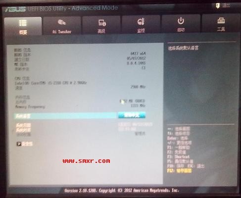 华硕主板CMOS高级模式 华硕主板CMOS高级模式